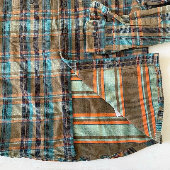 Cotopaxi Men's Mero Organic Flannel Shirt - Oak Plaid Size S - Picture 11 of 11